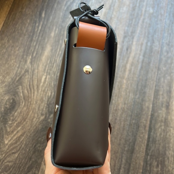 STEF ORIGAMI BAG | DARK BROWN - Picture 5 of 11